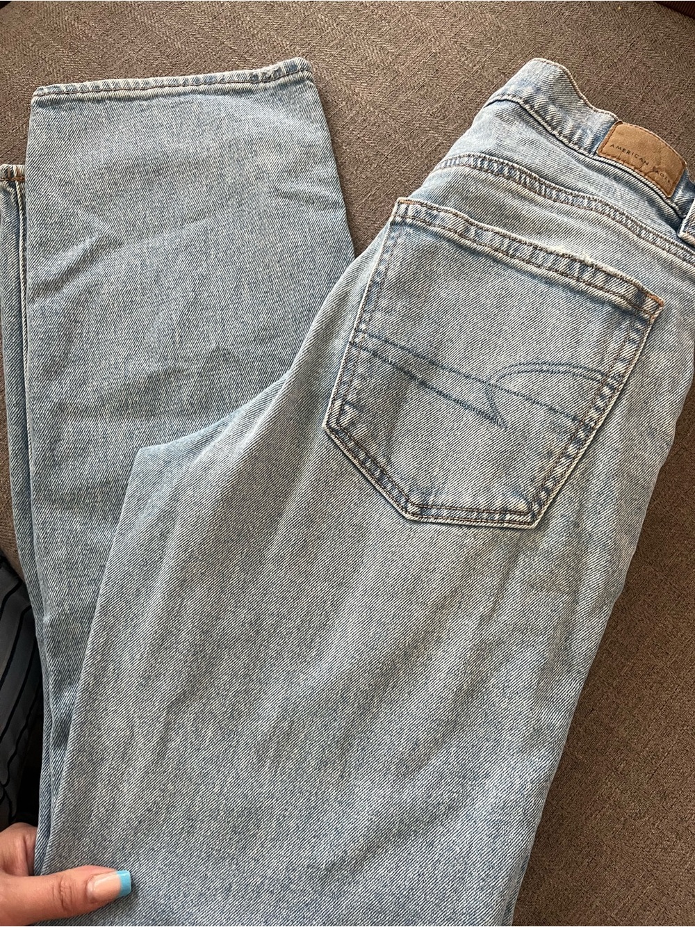 American Eagle Outfitters Light Blue Women’s Straight Jeans